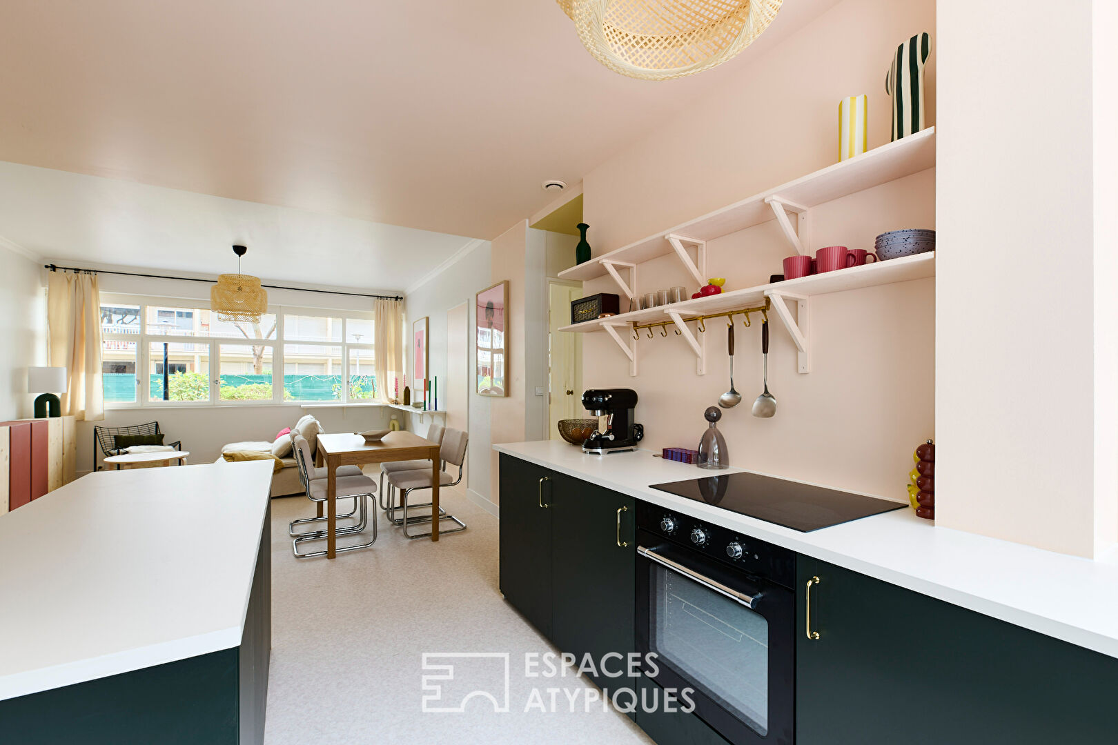 Renovated apartment on the ground floor