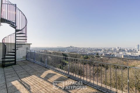 Top floor with terrace, rooftop, and panoramic view