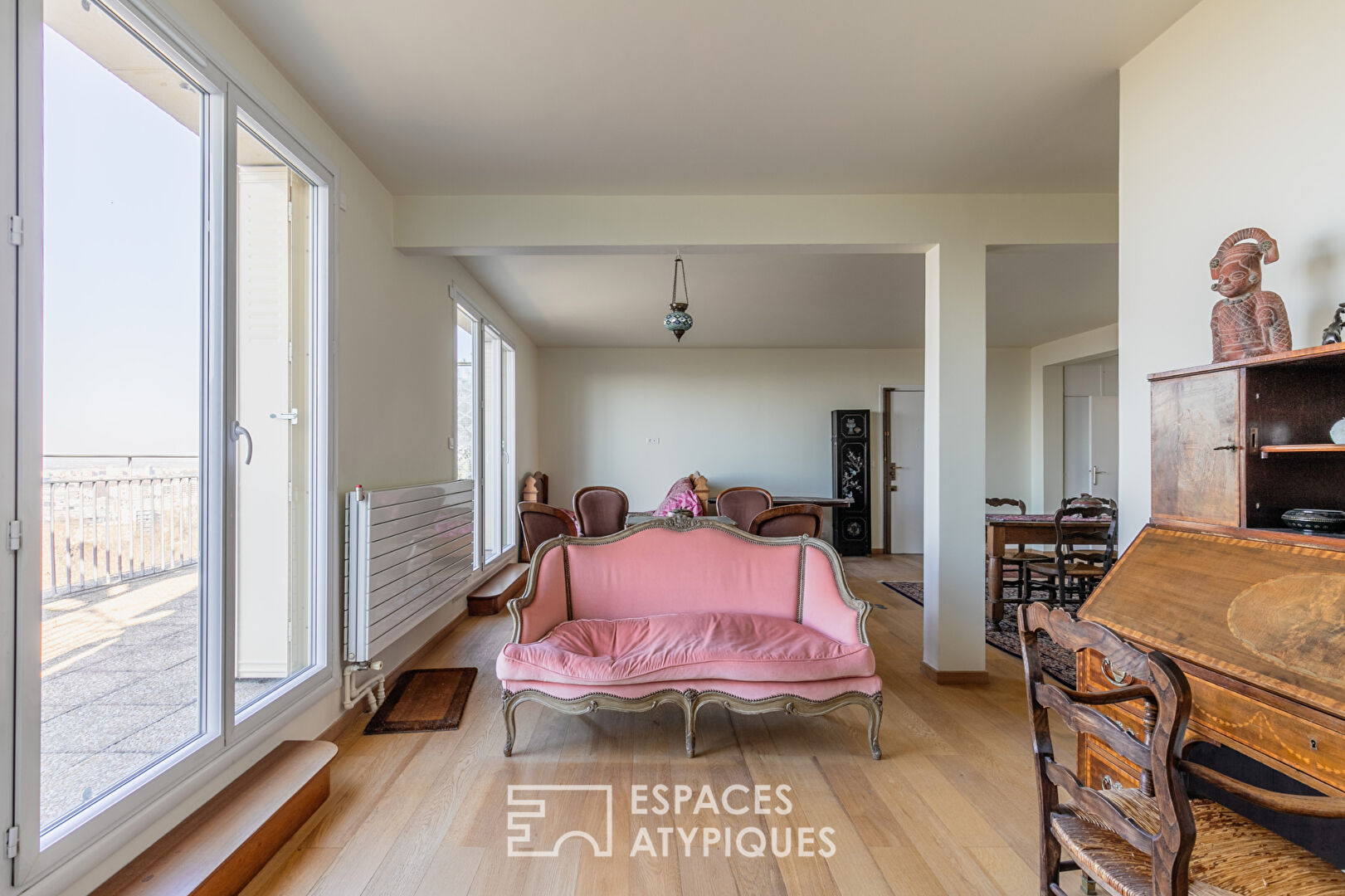 Top floor with terrace, rooftop, and panoramic view
