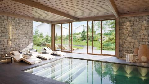 Appartements-terrasse avec vue Mont-Blanc